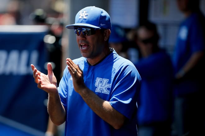 UK coach Nick Mingione raised the bar for UK in his first season. Photo by Michael Reaves. 