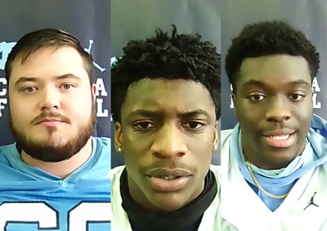 Tar Heels Brian Anderson, Tony Grimes, and Eugene Asante had plenty of interesting stuff to say after Thursday's practice.