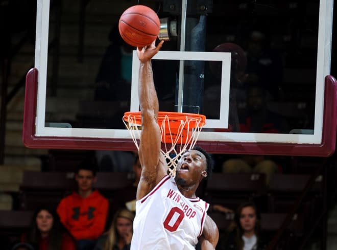 Nebraska picked some much needed low post help by landing a commitment from Duby Okeke, Winthrop's all-time leading shot blocker.