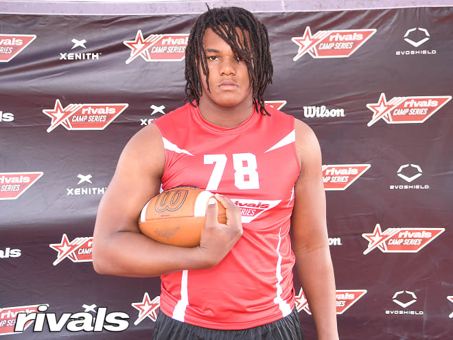 Gadson cut an imposing figure at the Rivals Camp in Atlanta