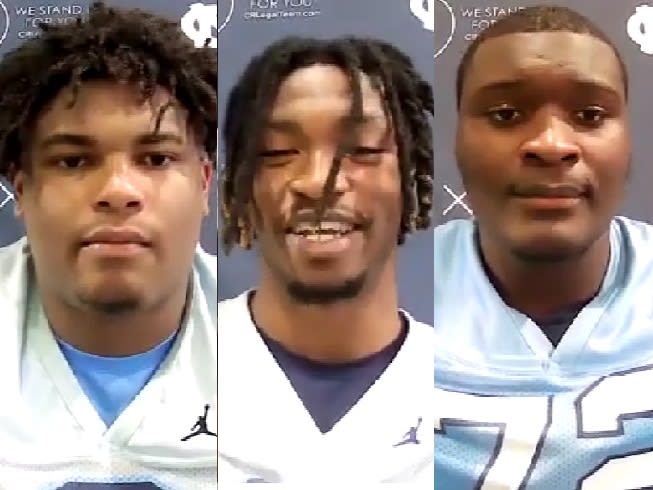 UNC completed fall camp Sunday evening, and afterward three Tar Heels fiedled questions from the media via zoom.