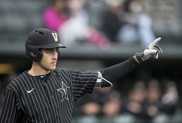 Shortstop Connor Kaiser saw a string of 135 consecutive starts snapped on Saturday