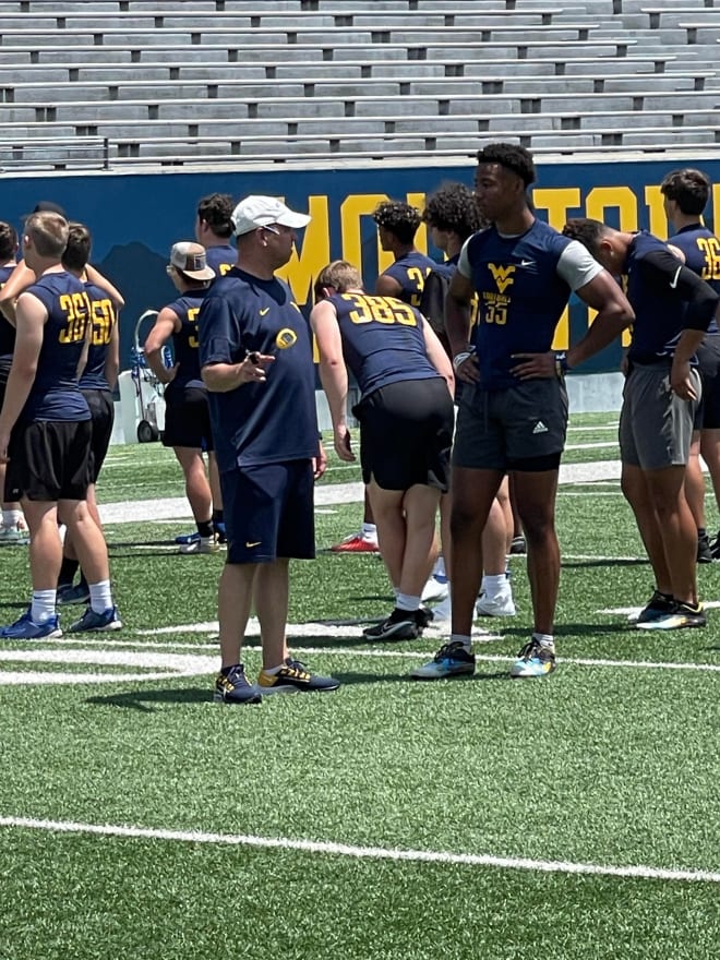 2023 hybrid Johnson enjoys West Virginia football camp stop VirginiaPreps