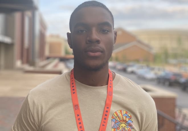 Zion Grady visited Auburn Wednesday.