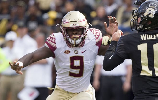 Sweat is not expected to play in FSU's bowl game.