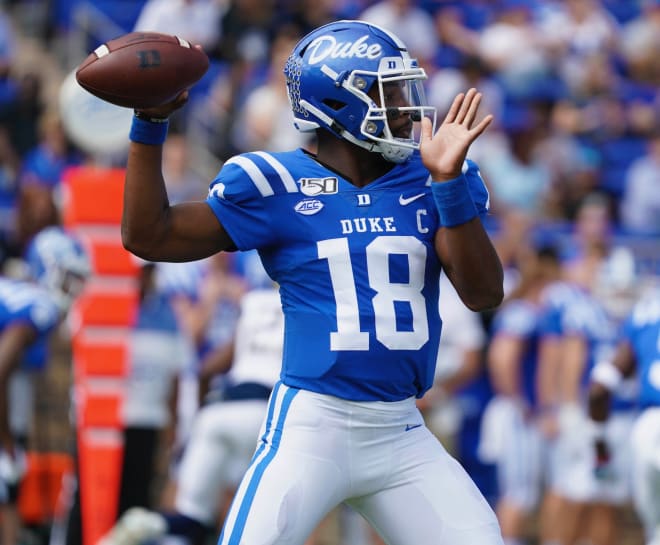 Quentin Harris and the Blue Devils are running a different variant of Duke's offense this year.