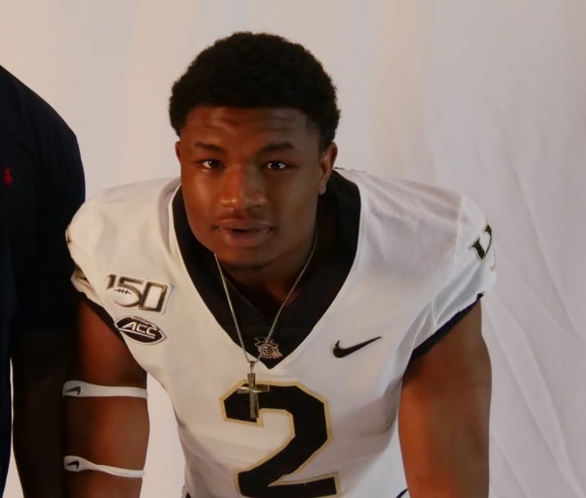 Maxwell during a pre-COVID visit to Wake Forest