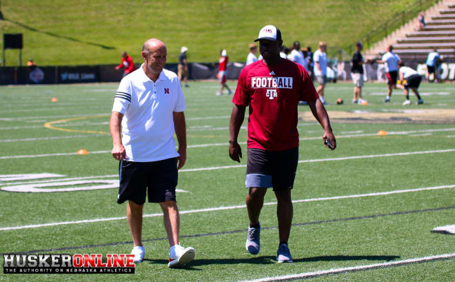 Nebraska head coach Mike Riley and his staff were able to spend a lot of quality time with St. Louis Trinity Catholic head coach Corey Patterson and roughly 10 of his top prospects on Saturday.