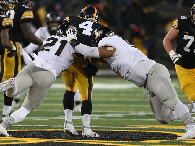 Purdue sacked Nathan Stanley a Brohm Era-tying high six times in last year's win in Iowa City. 