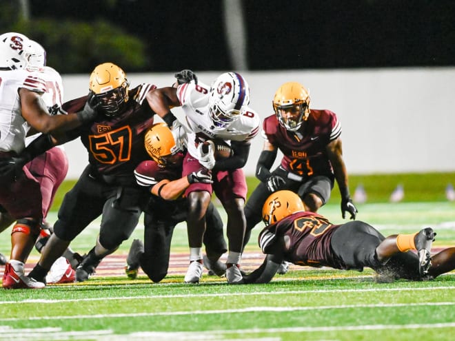 Reginald Pearson (57) had 27 tackles and 3.5 TFLs over three years at HBCU Bethune Cookman.