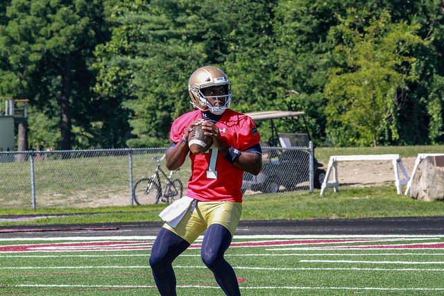 All eyes will be on senior quarterback Brandon Wimbush to take a significant step forward in his all-around skills.