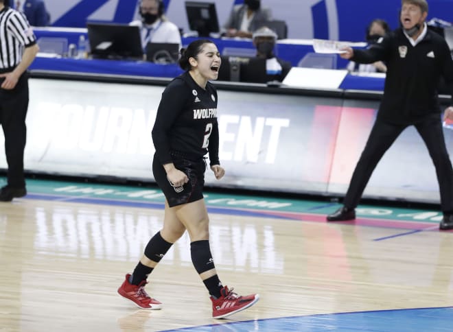 NC State Wolfpack basketball Raina Perez
