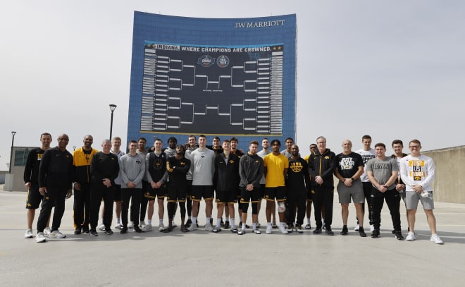 Will we see Iowa advance to the Sweet 16 on Monday afternoon? (Photo from Hawkeyesports.com)