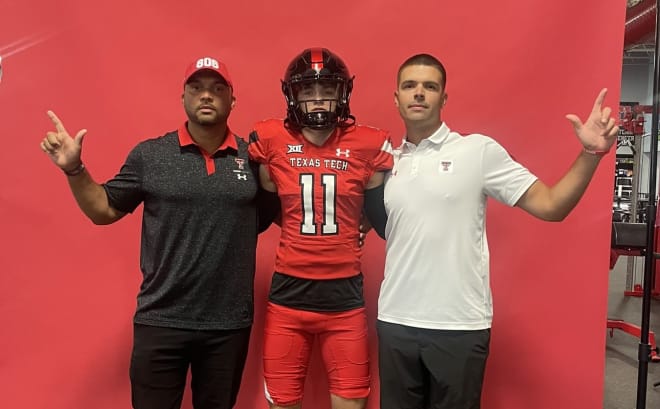 2026 WR Brock Boyd wide Texas Tech coaches Juice Johnson and Trent Vasey