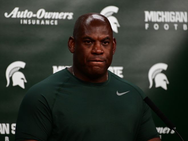 Michigan State head coach Mel Tucker 