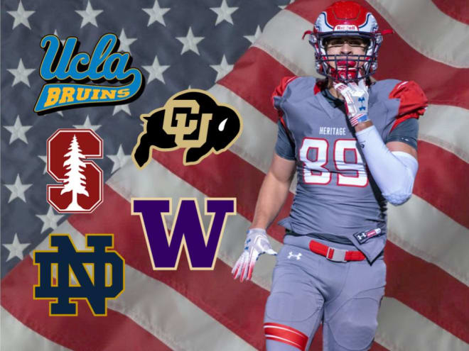 Erik Olsen will decide between Colorado, Notre Dame, Stanford, UCLA and Washington.