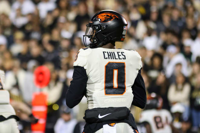 Aidan Chiles transferred to Michigan State from Oregon State.