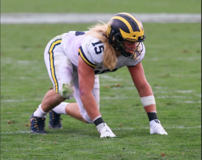 Fifth-year senior defensive end Chase Winovich is out to seek revenge. 