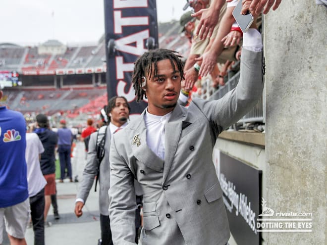 Ohio State wide receiver Jaxon Smith-Njigba. (Birm/DTE)