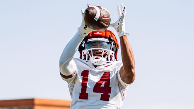 Arkansas wide receiver Bryce Stephens.