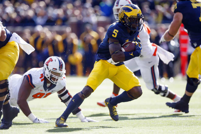 Redshirt sophomore Jabrill Peppers will look to play a big role in next week's "championship game" at MSU.