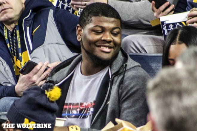 Five-star offensive guard Justin Rogers will be back in Ann Arbor for the second week in a row.