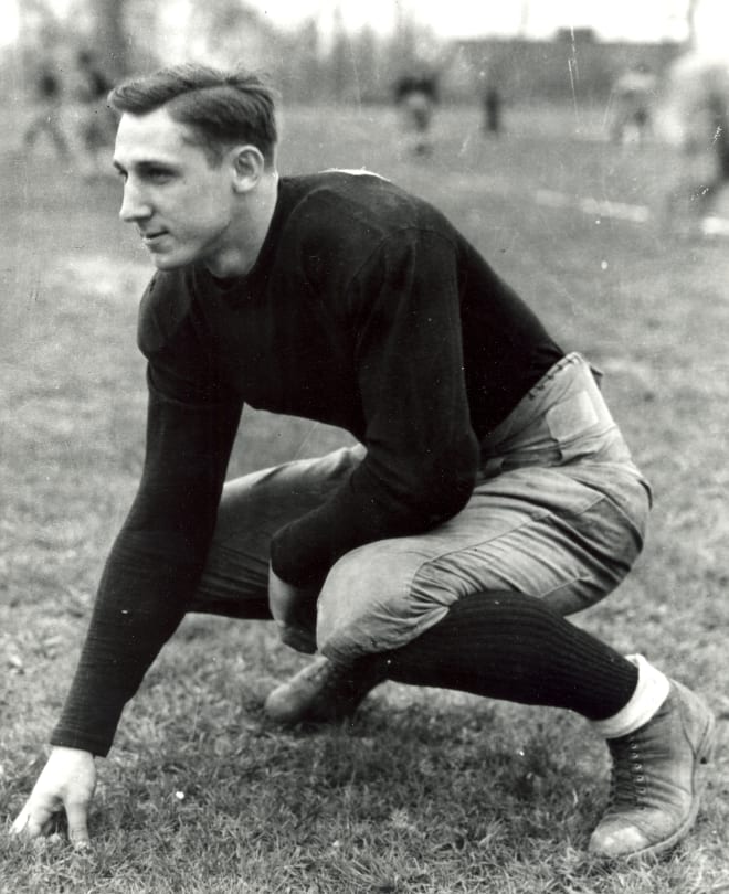 Notre Dame Fighting Irish football legend Moose Krause