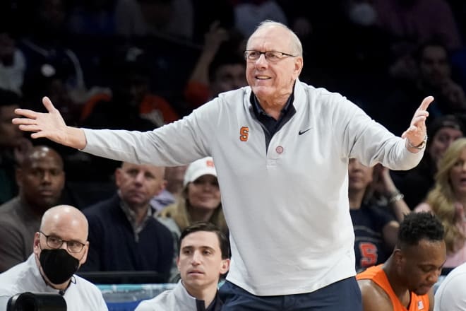 Syracuse coach Jim Boeheim 