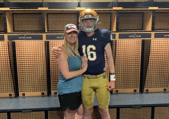 Notre Dame Fighting Irish football recruiting target Brayden Dorman