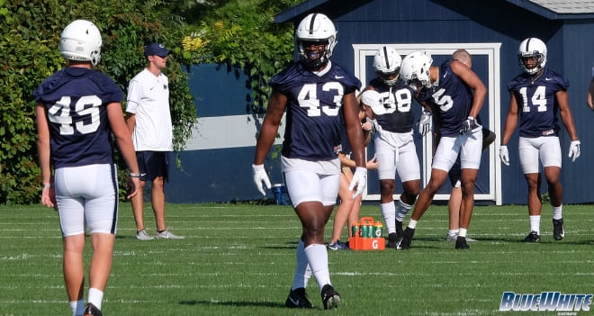 Bowen at Penn State's Saturday practice.