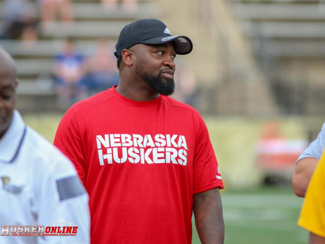 Nebraska defensive back coach Travis Fisher