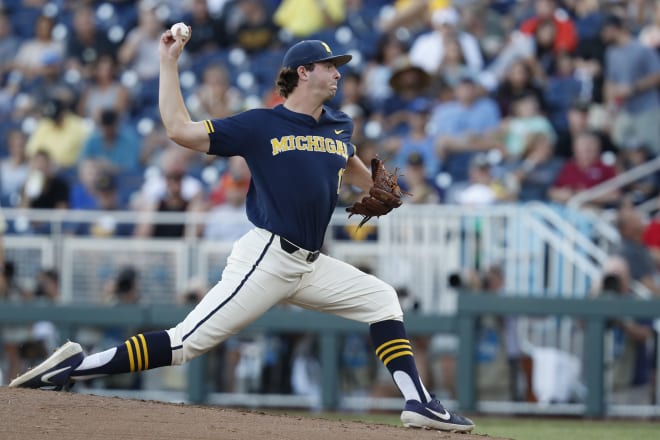 Michigan Wolverines baseball's pitching staff is led by junior Jeff