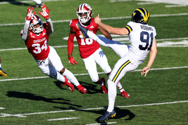 Michigan punter Brad Robbins