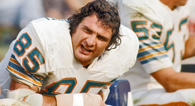 Linebacker Nick Buoniconti starred 15 years in pro football despite not getting drafted by the NFL.
