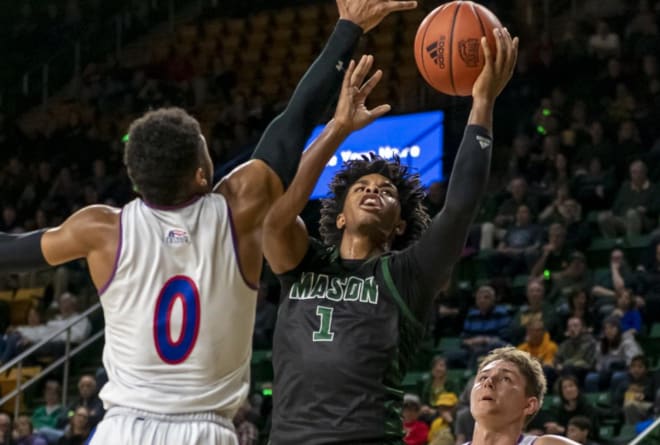 George Mason transfer Justin Kier has Michigan in his final seven. 