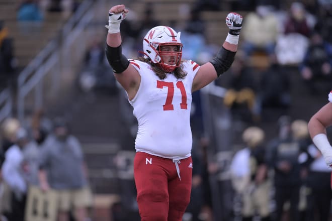 Nebraska offensive lineman Matt Farniok. 