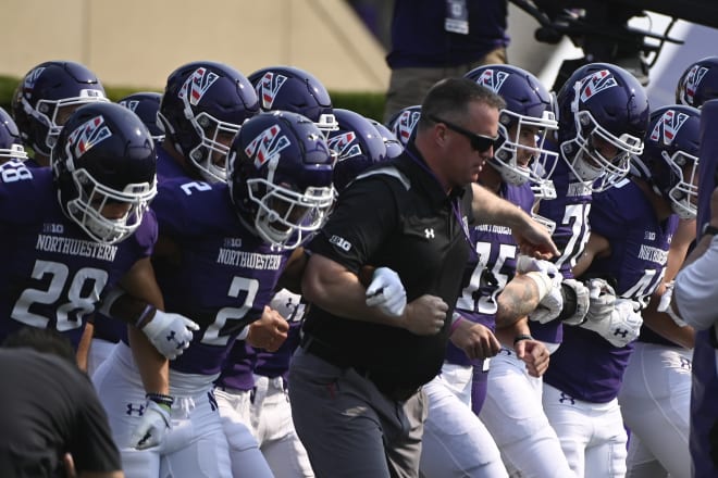 Pat FItzgerald met with his team a final time on Monday night, less than an hour after he was fired as head coach. 
