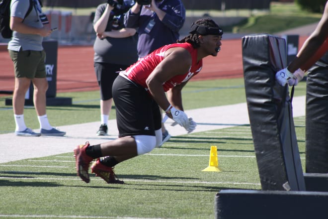 Maumelle defensive tackle Nico Davillier.