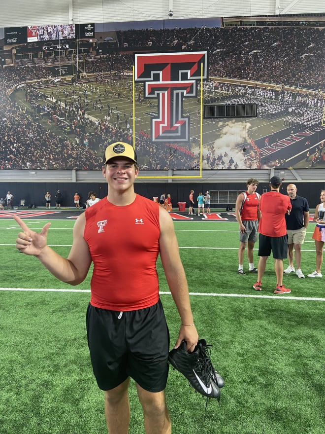 Casey Poe at Red Raider camp