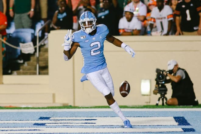 Dyami Brown records three touchdowns for UNC in losing effort