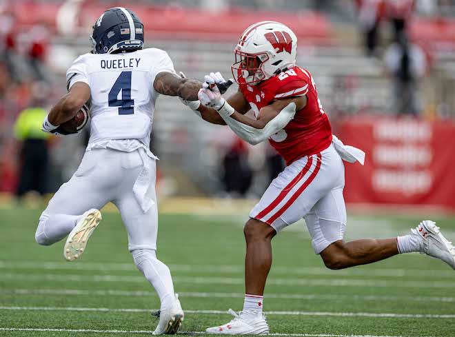 Wisconsin safety Travian Blaylock. 