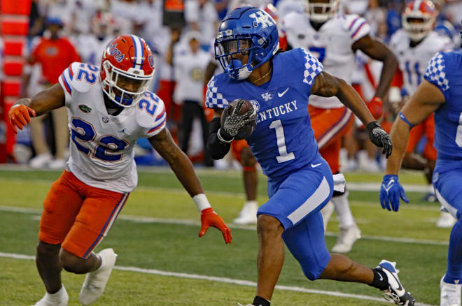 UK wide receiver Wan'Dale Robinson drafted in second round to New