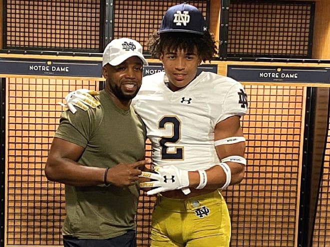 Notre Dame Fighting Irish football recruiting target Justyn Rhett