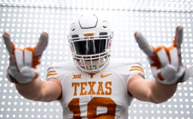 Tight end Brayden Liebrock committed to Texas on Tuesday.