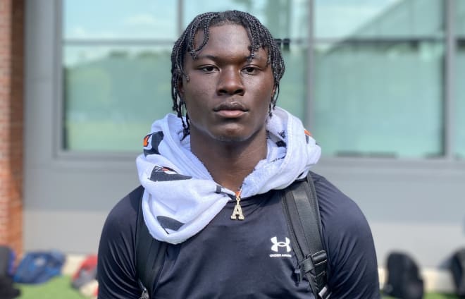 Antwann Hill visited Auburn for the 7-on-7 competition Thursday.