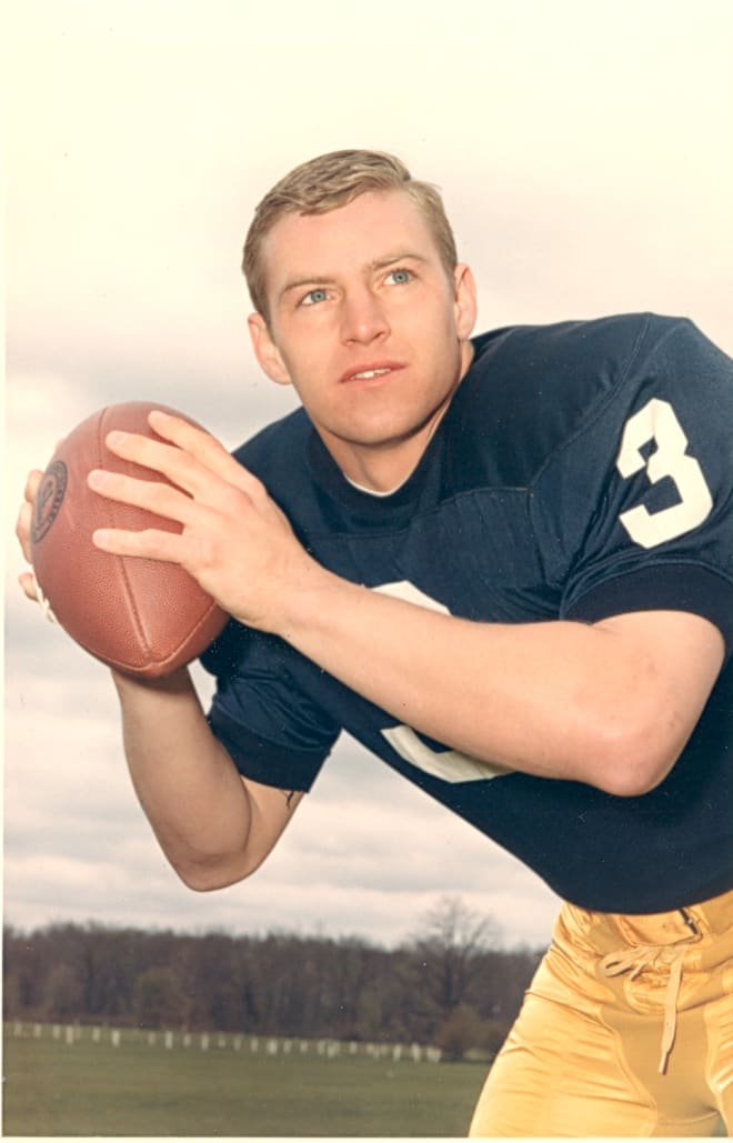 Notre Dame Fighting Irish football quarterback Coley O’Brien
