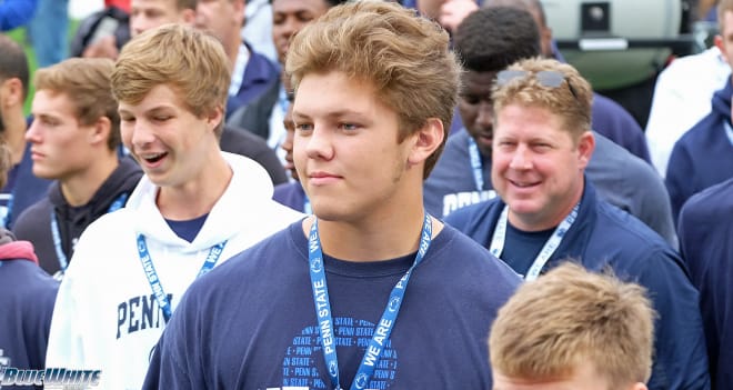 Rivals100 OL Nolan Rucci will be back in Happy Valley this weekend.