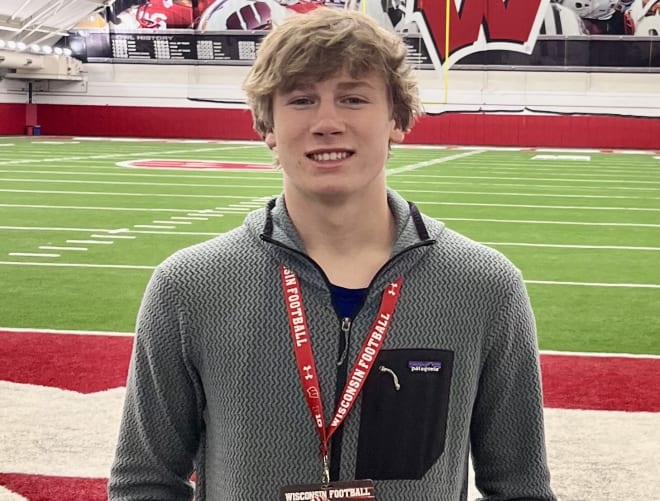 Wisconsin hosted 2026 safety Brayden Reilly last Saturday.