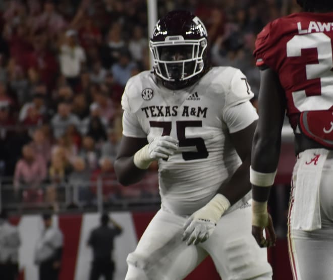 Kam Dewberry will likely be the starting left guard next spring.