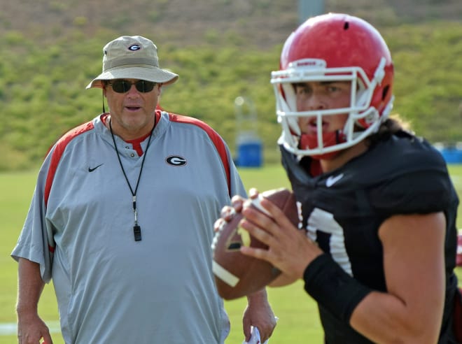 Jim Chaney said Jake Fromm was simply too hot for Jacob Eason to return.